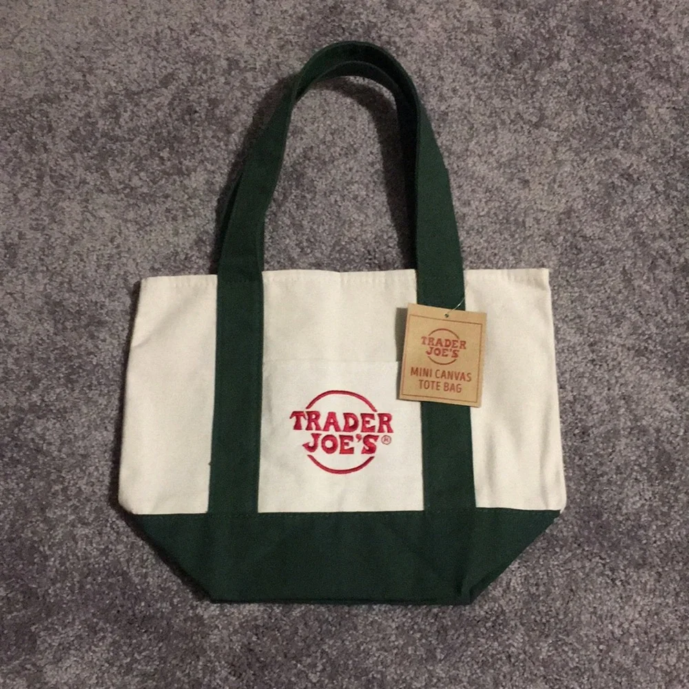 Trader Joe’s Mini Canvas Tote Bag
